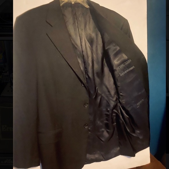 COPY - COPY - Ermenegildo Zegna Solid Trofeo Jacket 42R Black - Picture 6 of 11